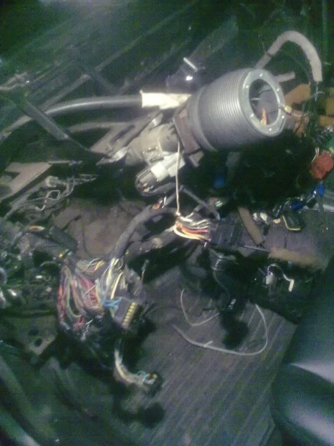 Снятие радиатора отопителя